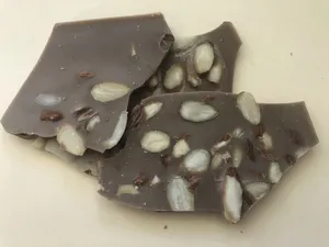 Eddie's Dark Chocolate: Carob w/ Almonds