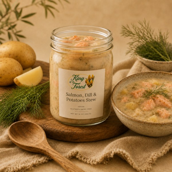 Salmon, Dill & Potatoes Stew